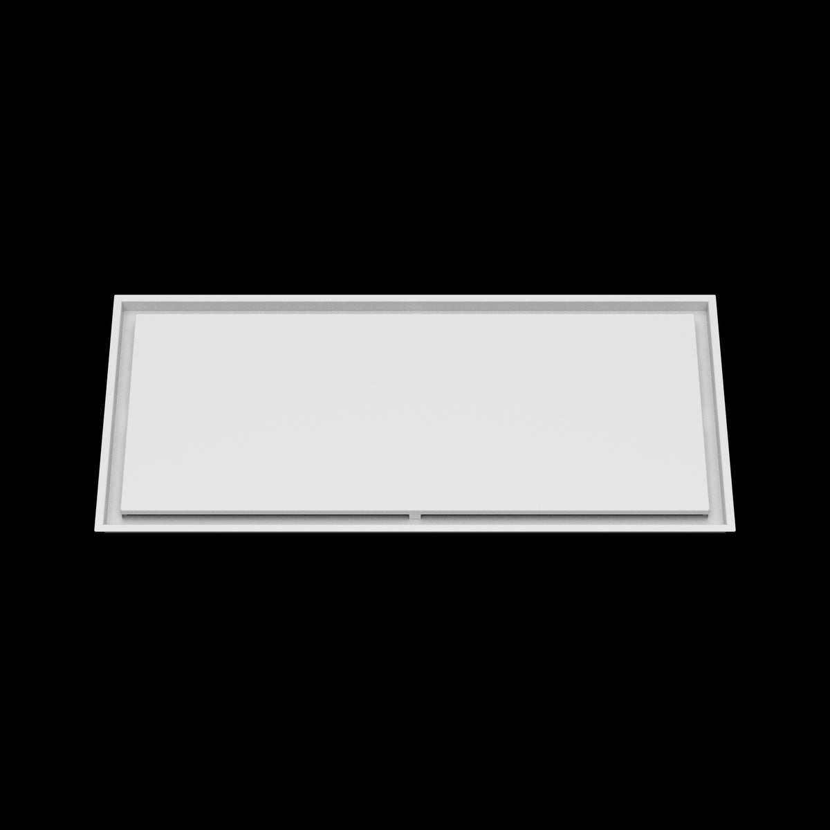 18x41 ceiling vent cover, front view
