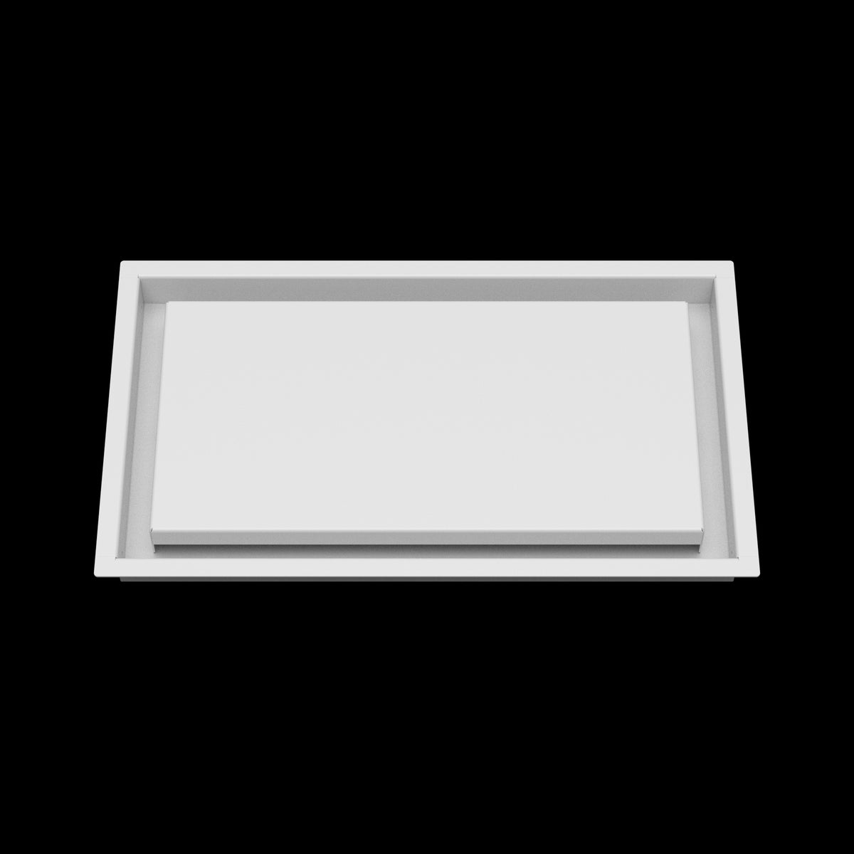 9x16 wall vent cover, front view