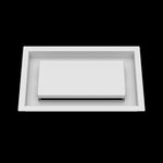 6x10 ceiling vent cover, front view