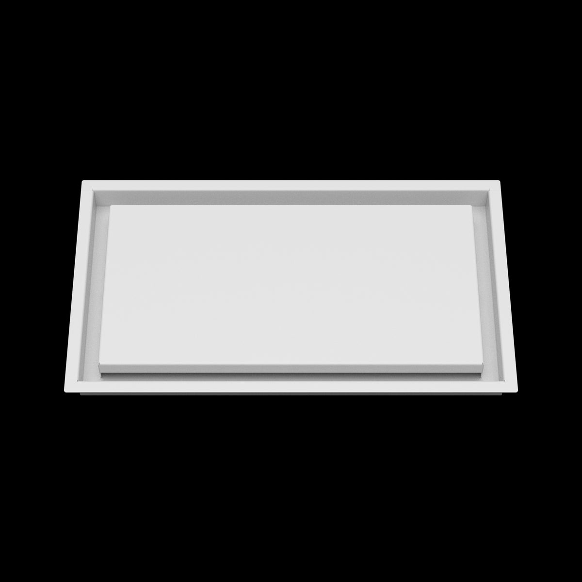 10x18 wall vent cover, front view
