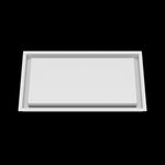 10x18 wall vent cover, front view
