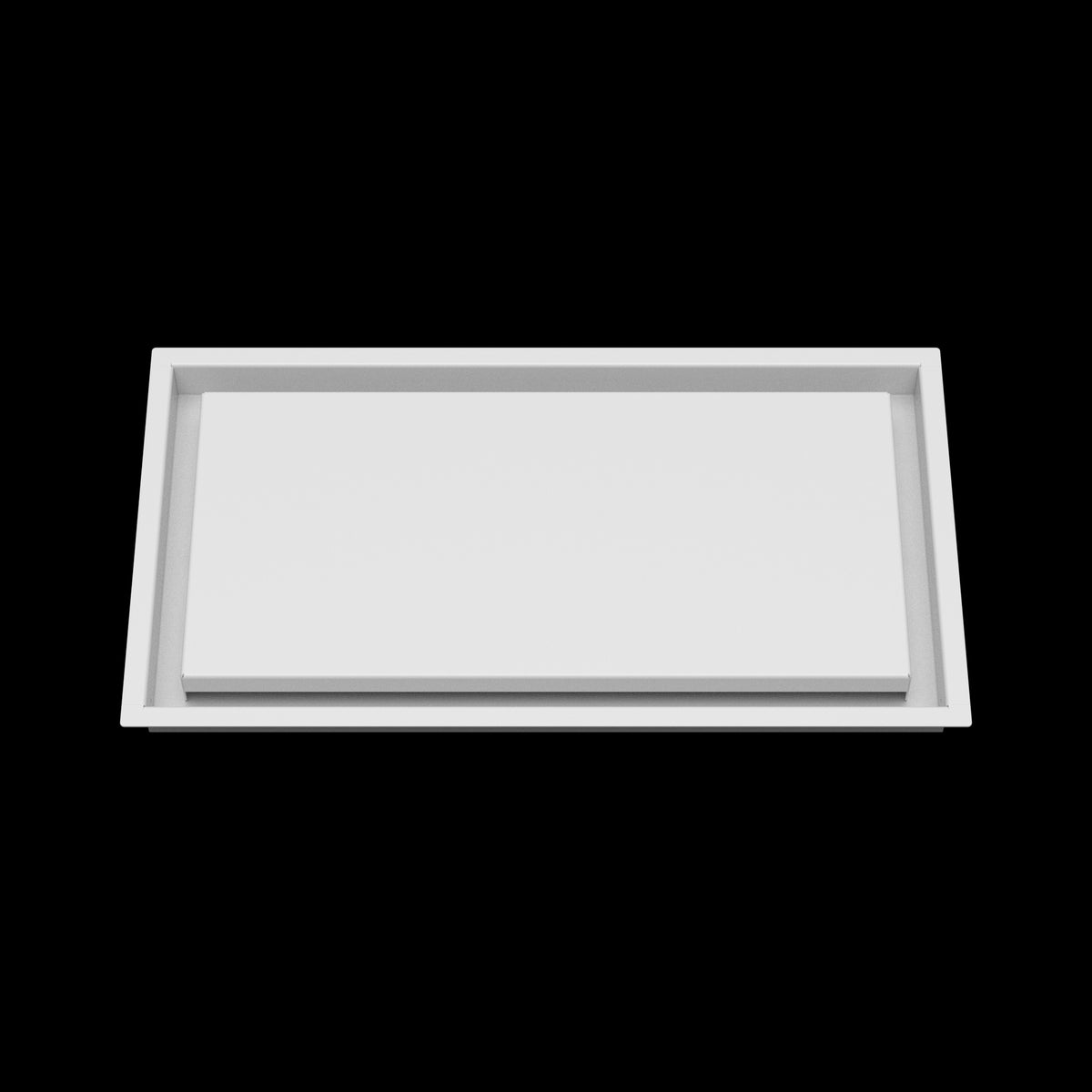 10x19 wall vent cover, front view