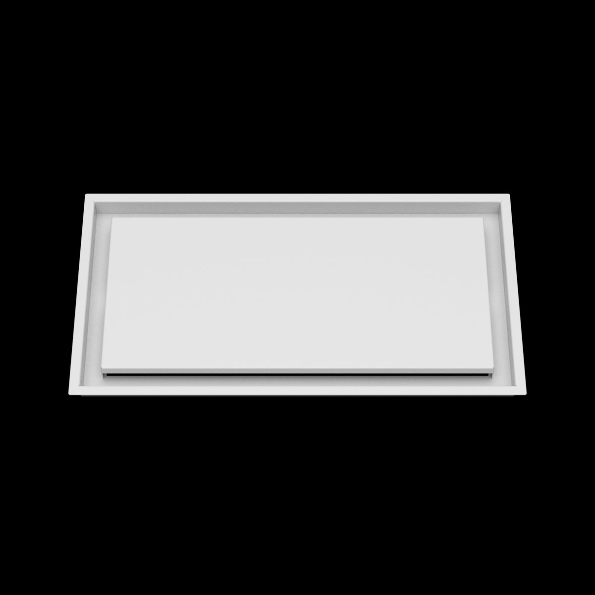 12x23 ceiling vent cover, front view