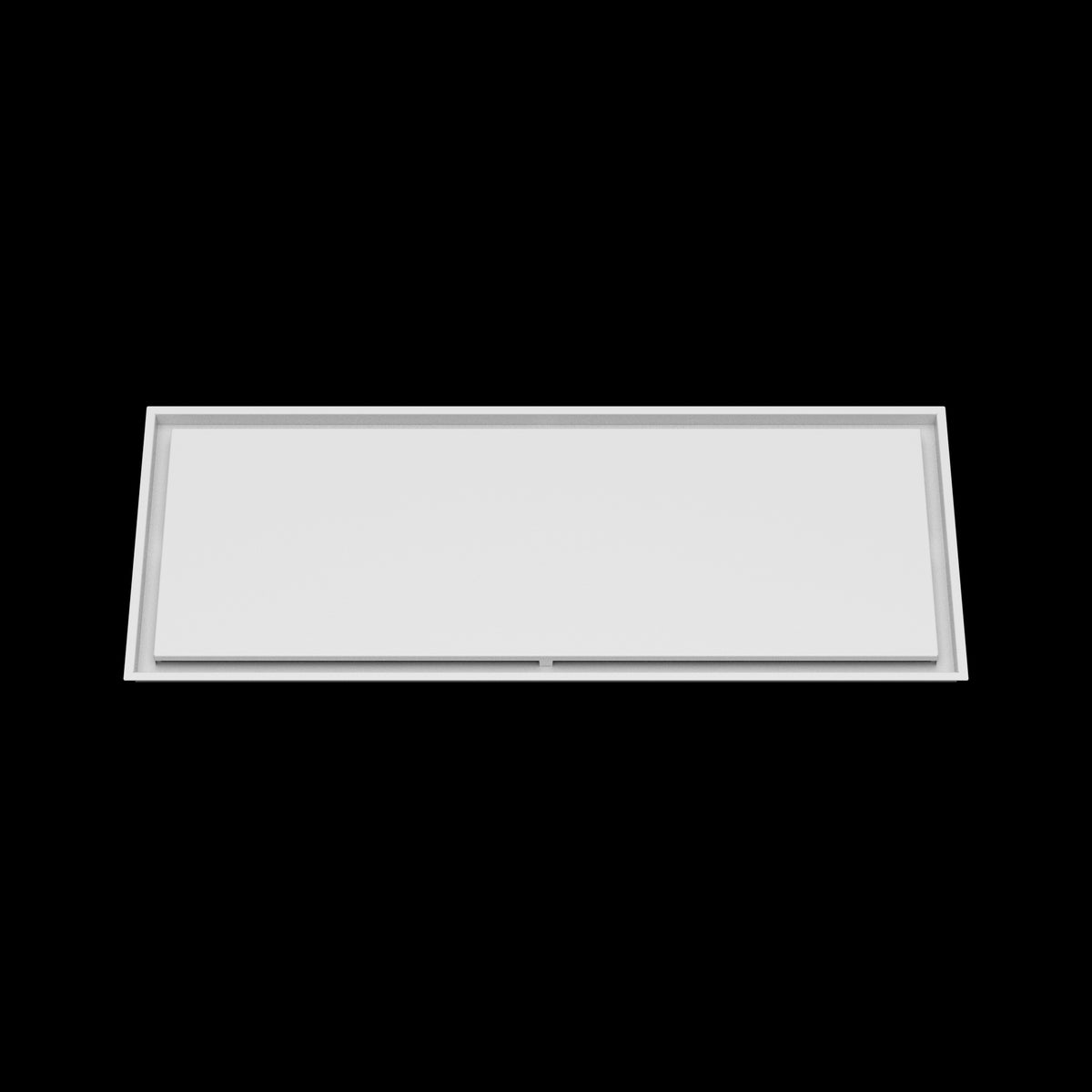 18x47 ceiling vent cover, front view