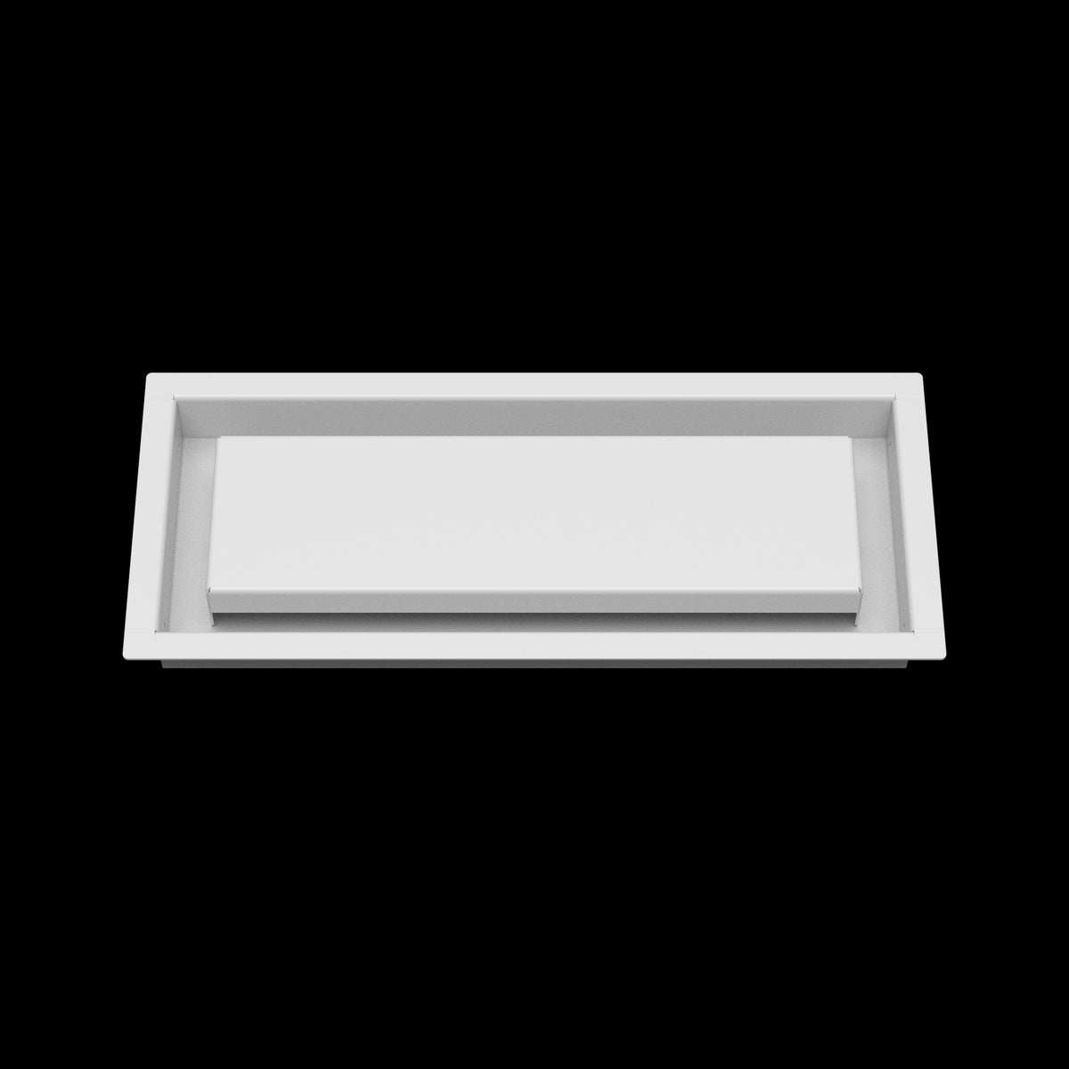 5x13 wall vent cover, front view