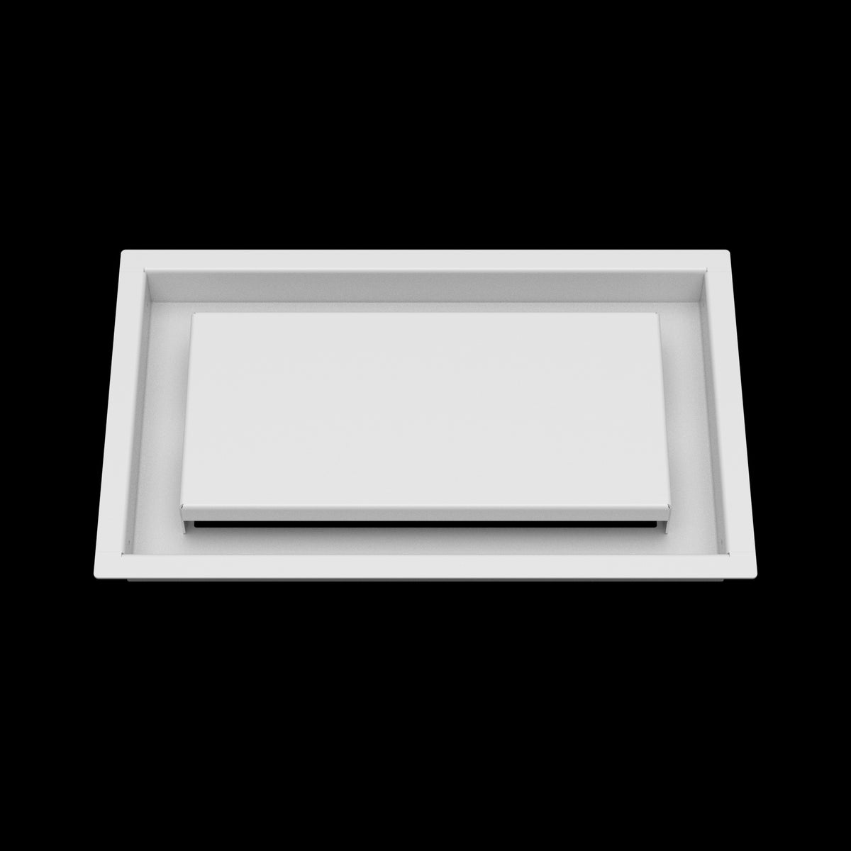 7x12 ceiling vent cover, front view