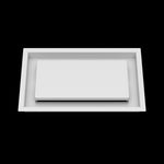 7x12 ceiling vent cover, front view