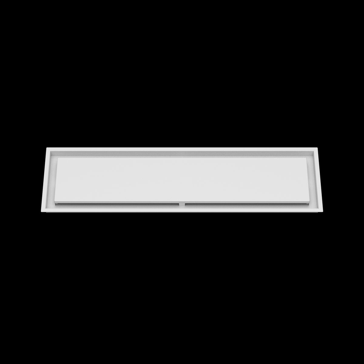 9x35 ceiling vent cover, front view