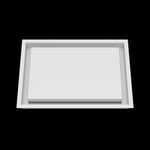 10x14 wall vent cover, front view
