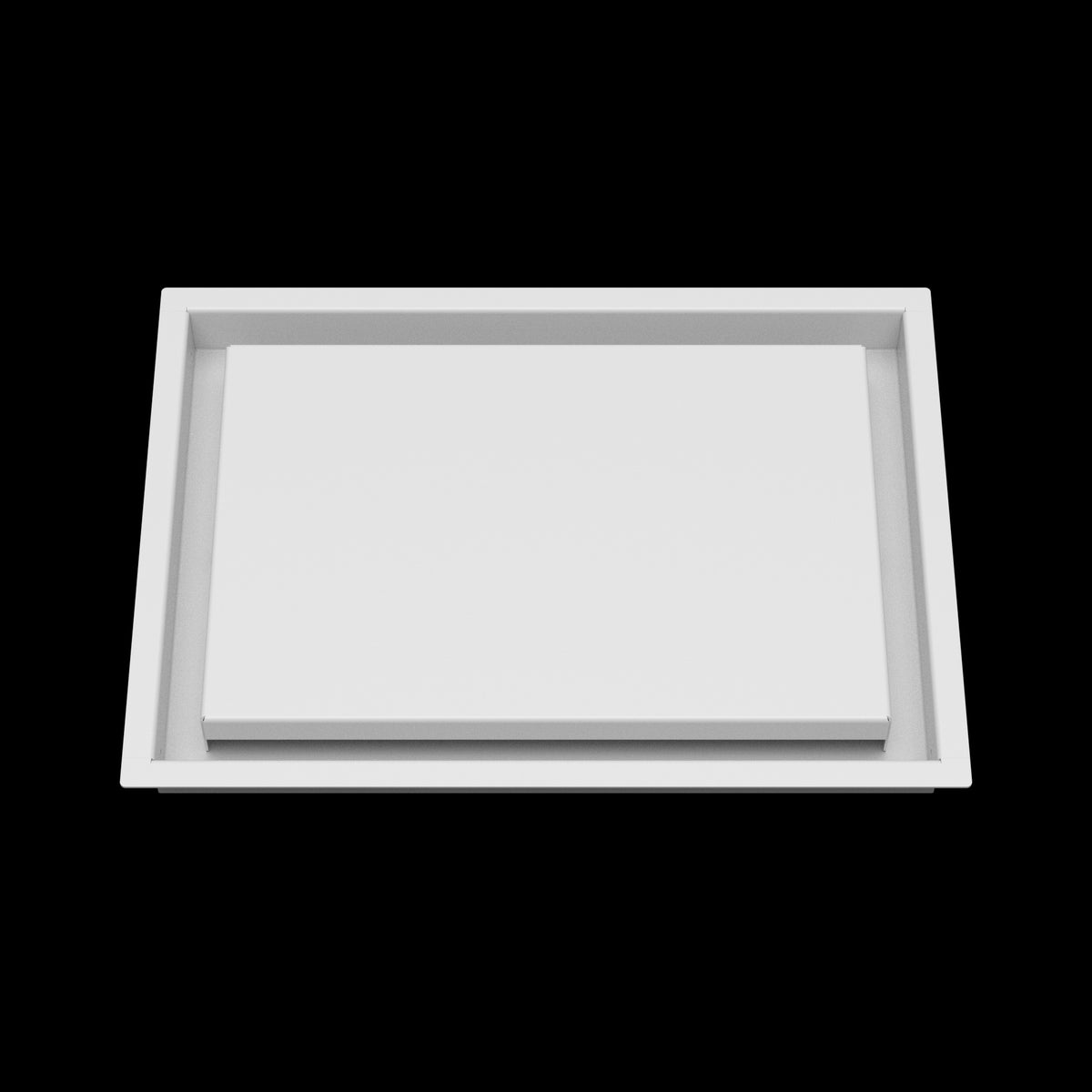 10x14 wall vent cover, front view