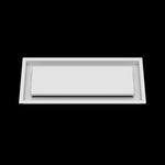 7x17 ceiling vent cover, front view