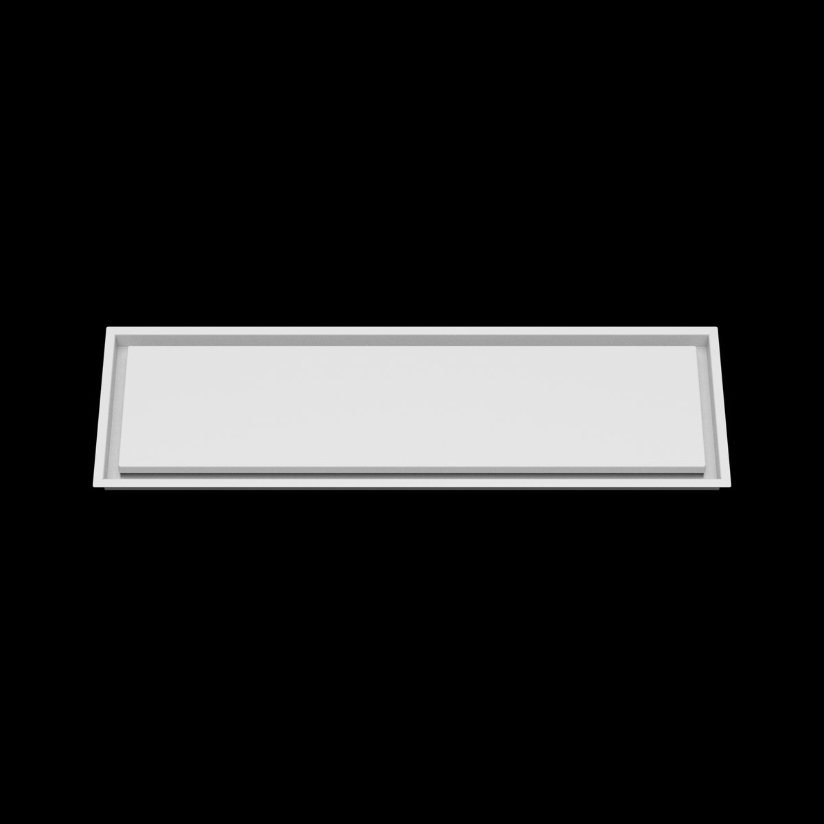 10x35 wall vent cover, front view