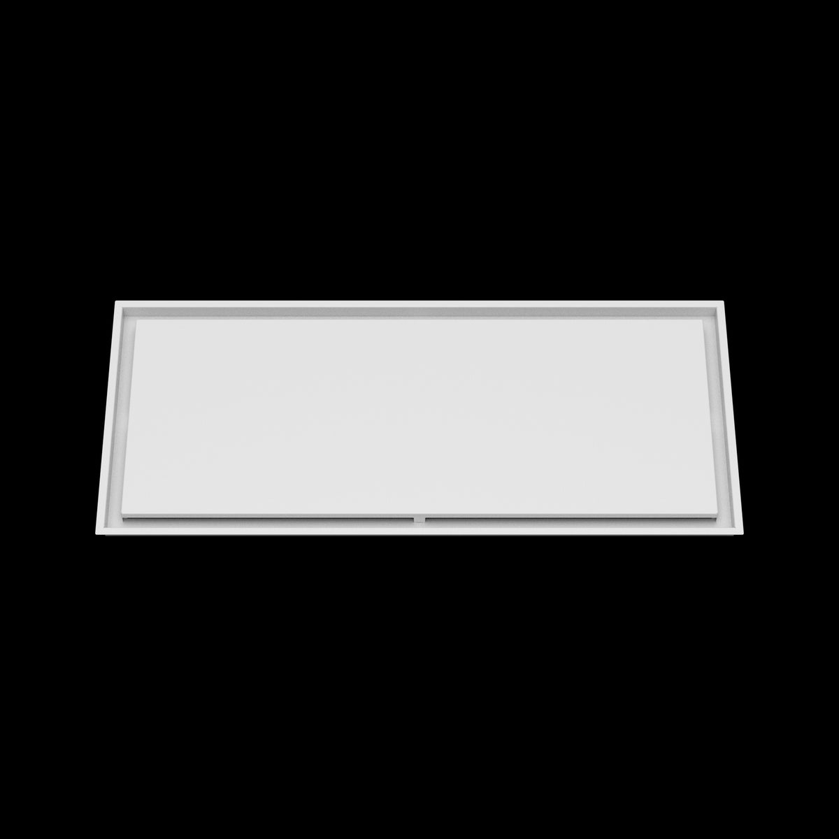 18x42 ceiling vent cover, front view