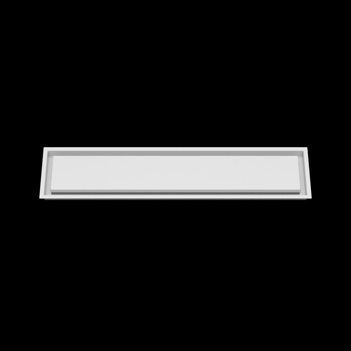 7x34 wall vent cover, front view