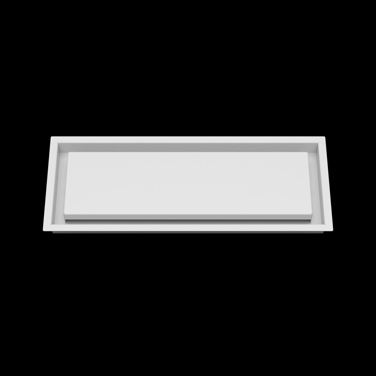 7x19 wall vent cover, front view