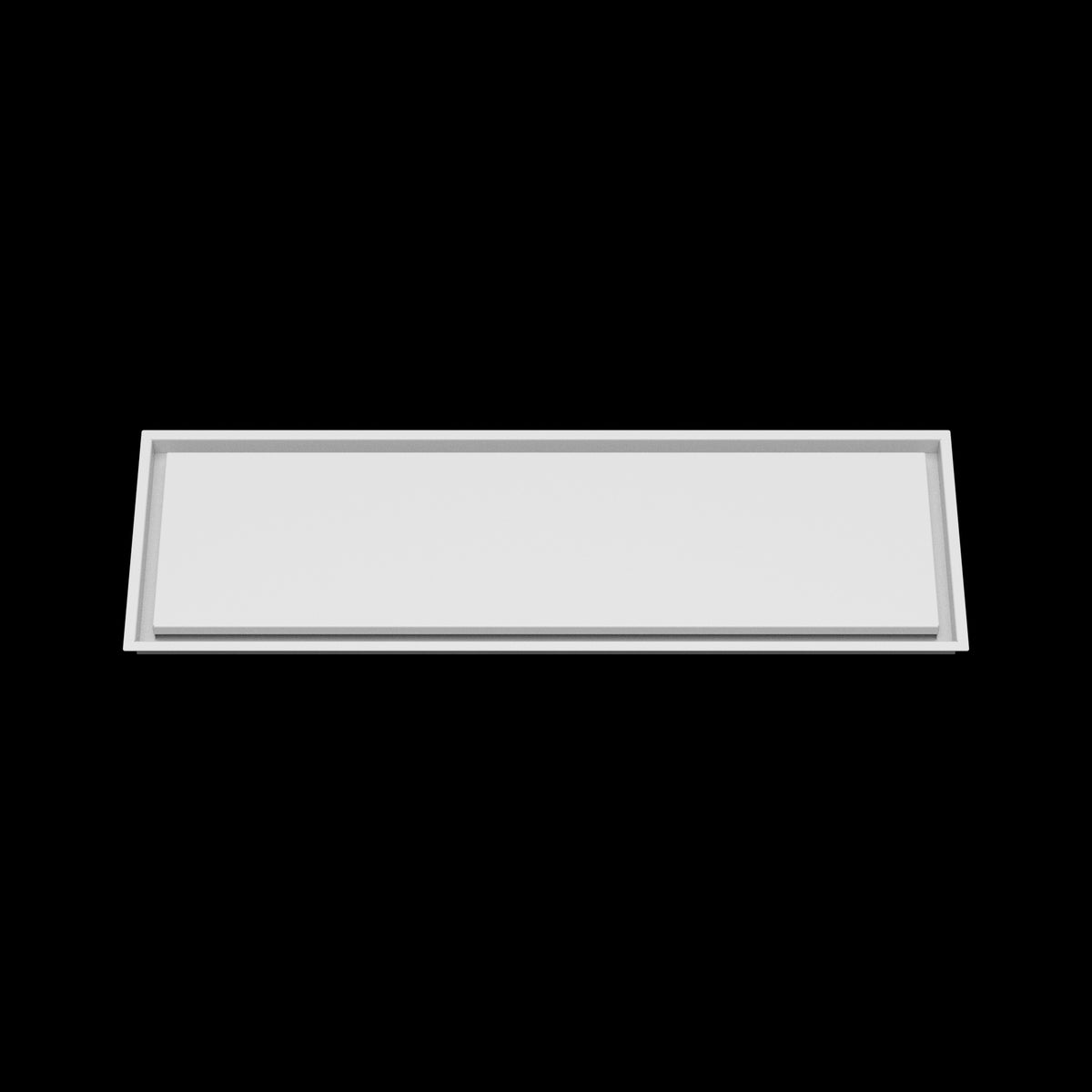 12x40 wall vent cover, front view