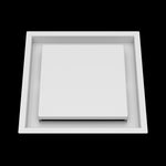 10x10 ceiling vent cover, front view