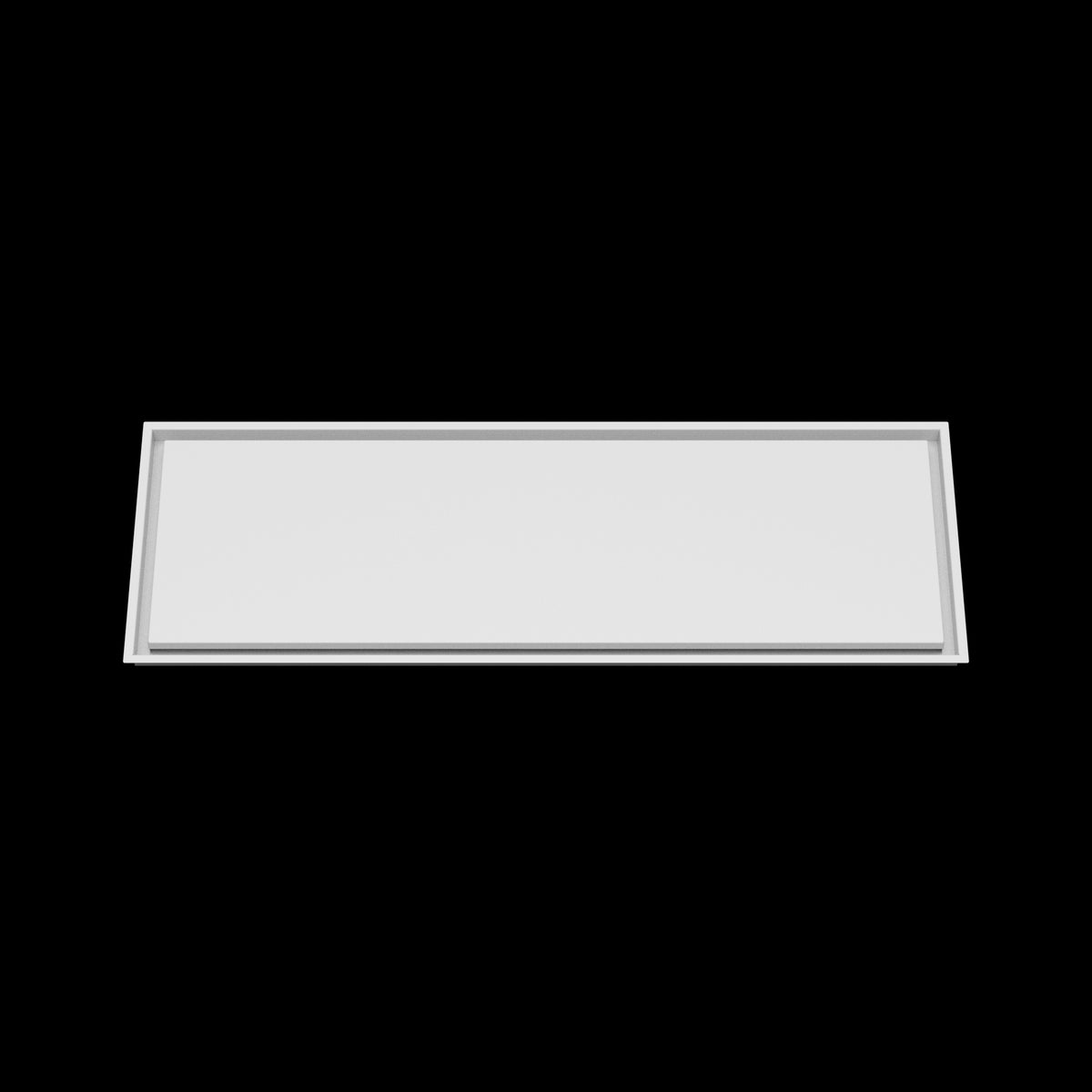 16x48 wall vent cover, front view