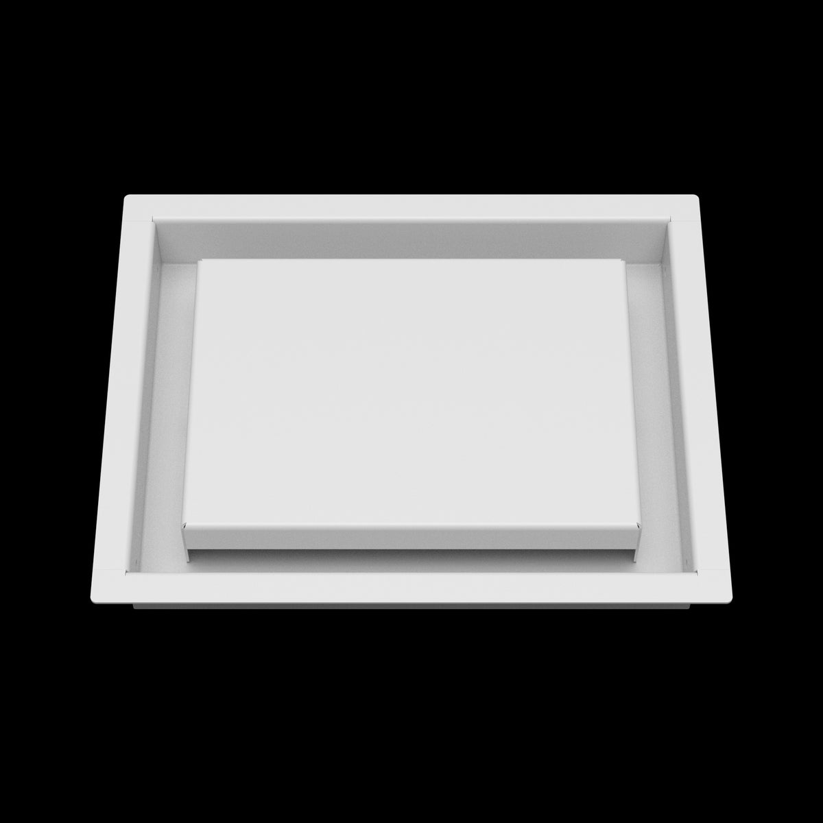 7x9 wall vent cover, front view
