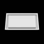 8x14 wall vent cover, front view
