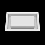 5x8 wall vent cover, front view