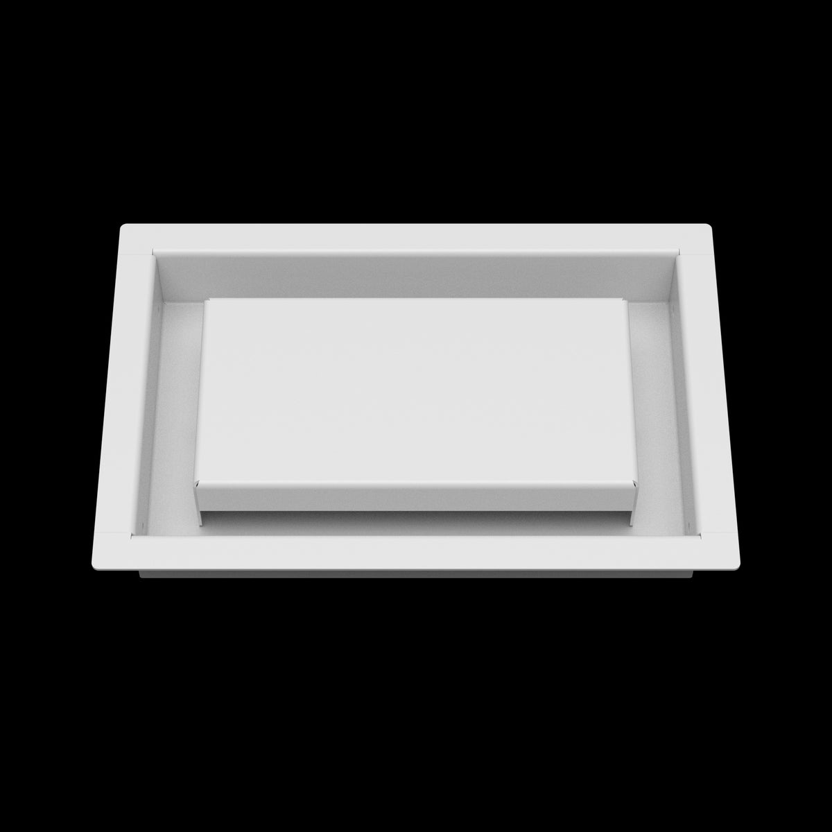 5x8 wall vent cover, front view