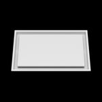 13x21 ceiling vent cover, front view
