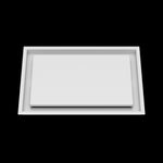 11x17 ceiling vent cover, front view