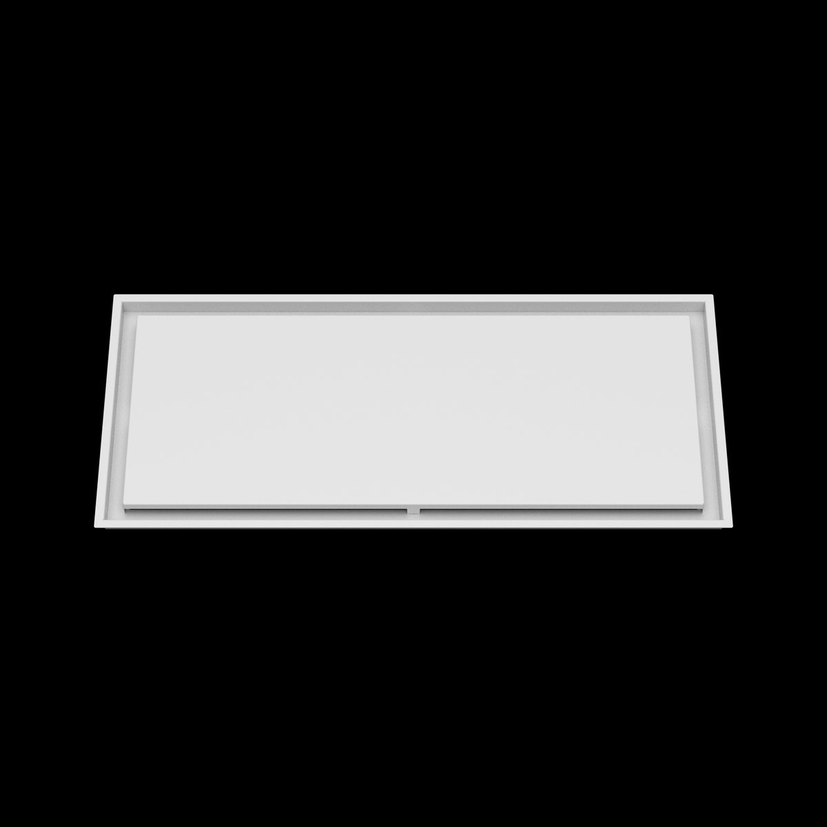 16x37 ceiling vent cover, front view