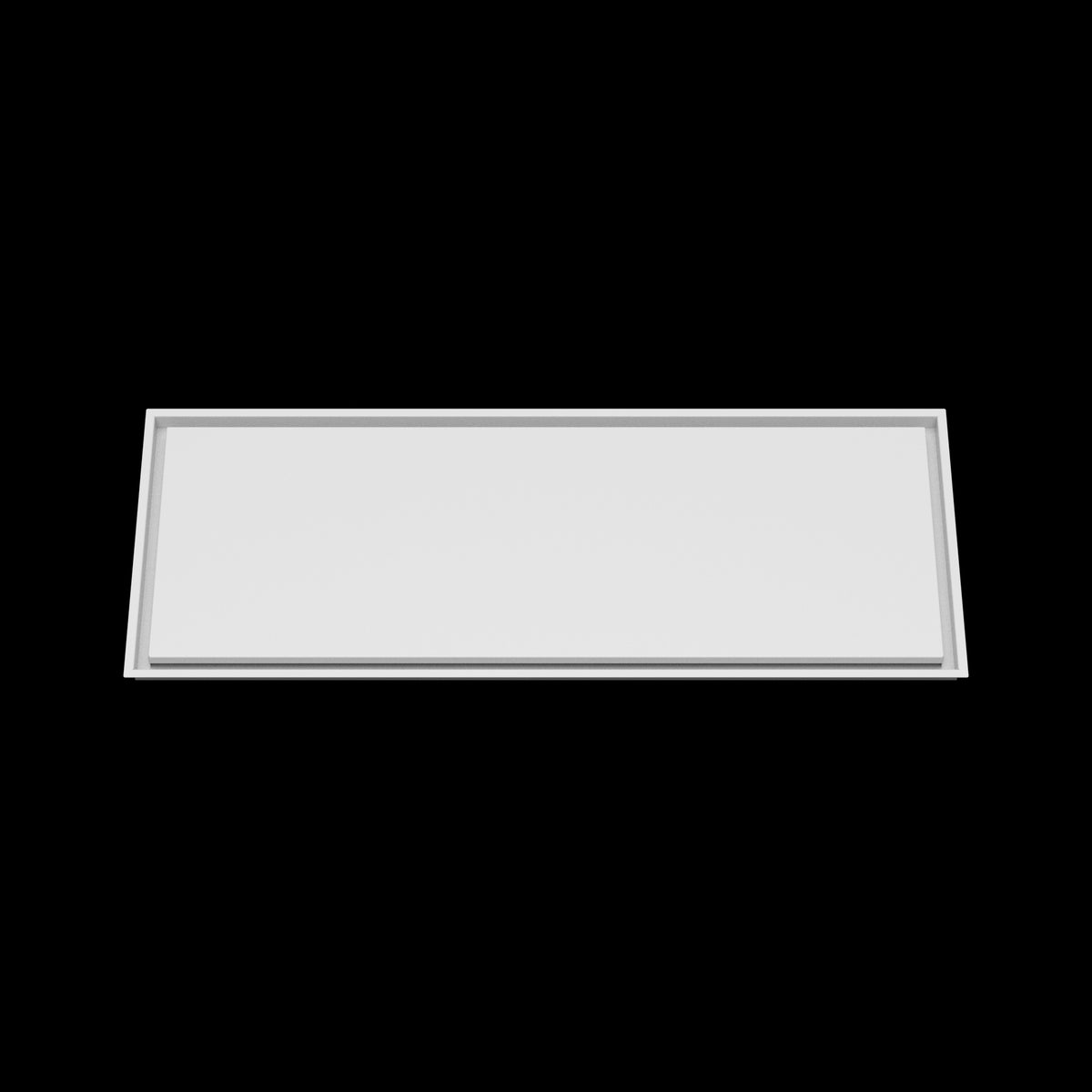 18x48 wall vent cover, front view