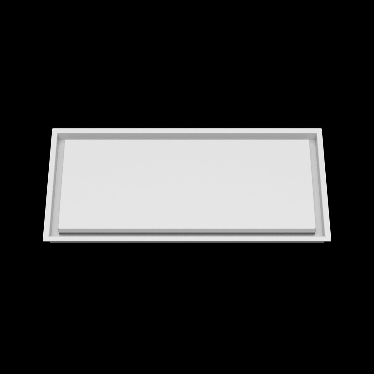 12x26 wall vent cover, front view
