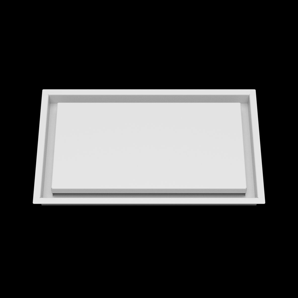 10x17 wall vent cover, front view