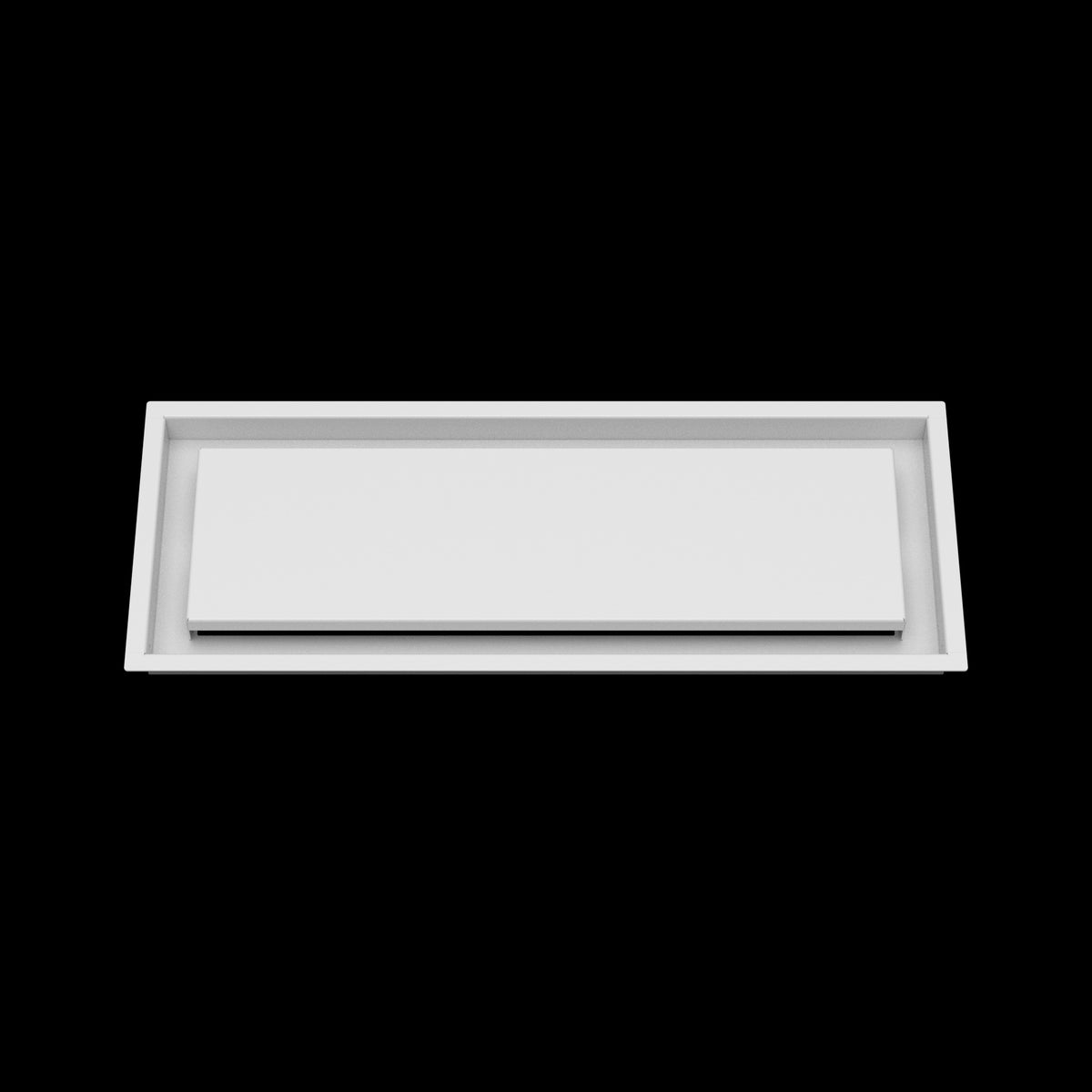 8x22 ceiling vent cover, front view