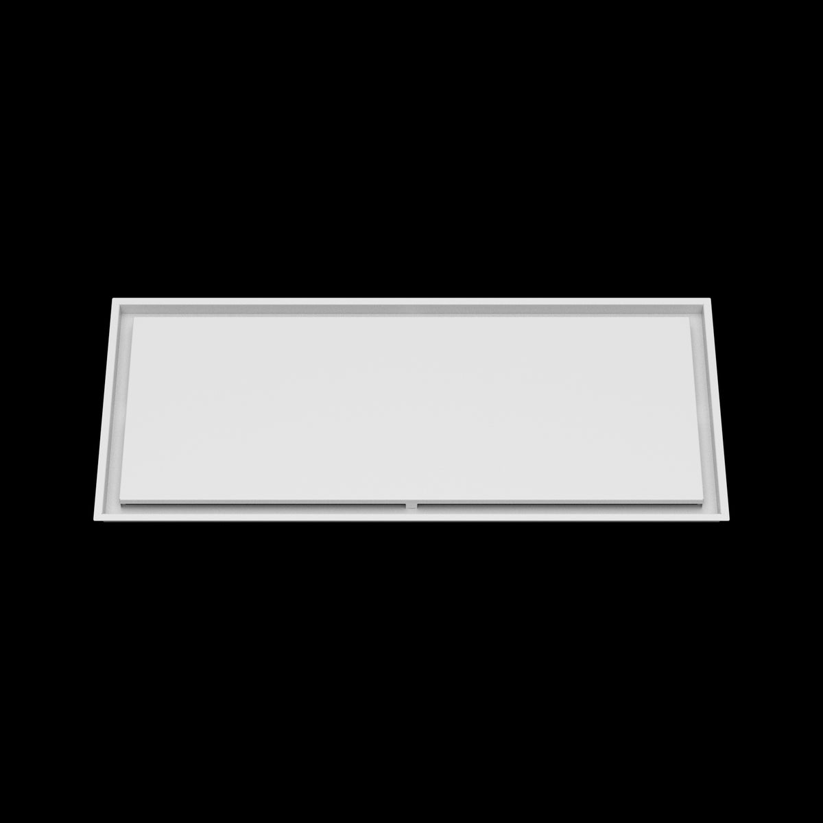 17x41 ceiling vent cover, front view