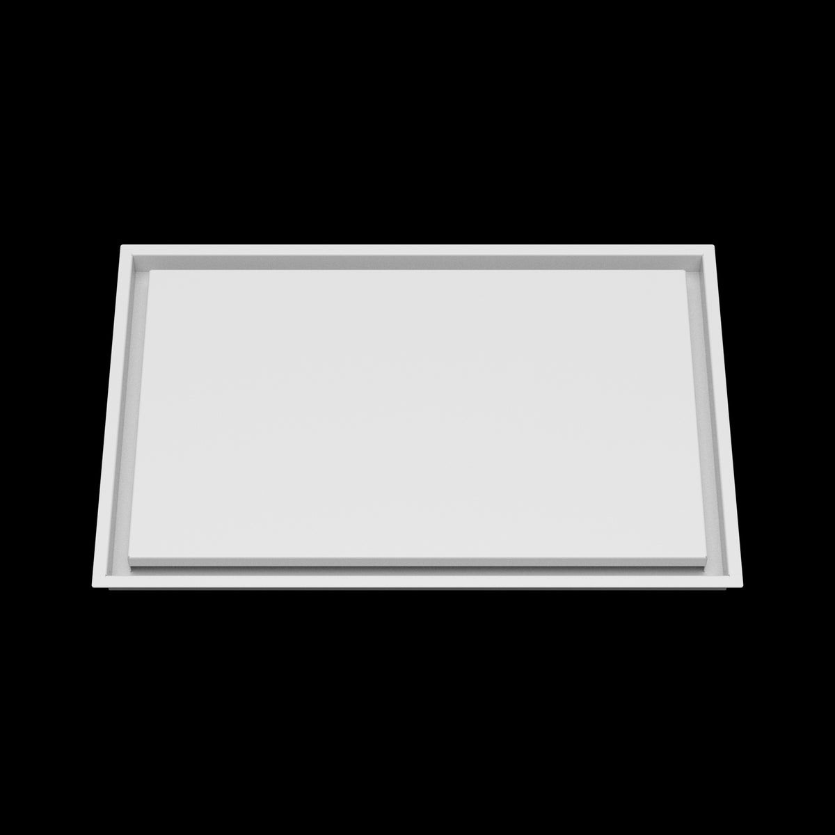 16x25 wall vent cover, front view