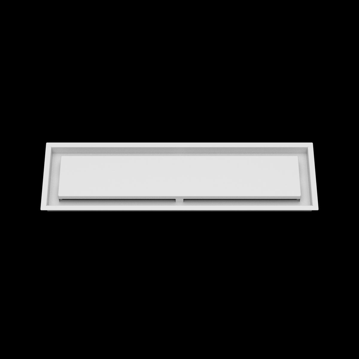 7x26 ceiling vent cover, front view