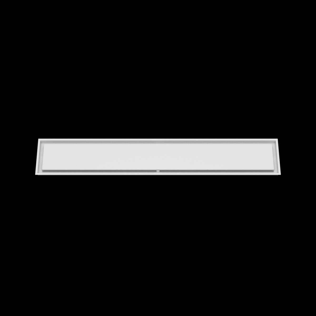 10x61 ceiling vent cover, front view