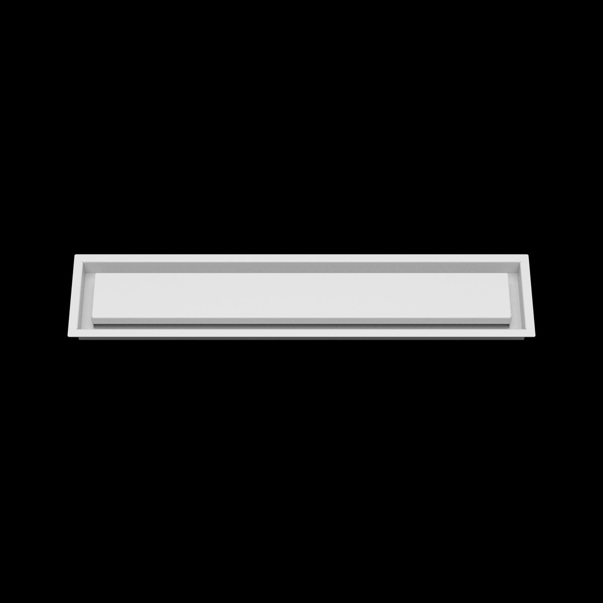 5x27 wall vent cover, front view