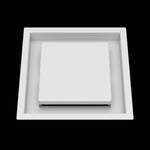 8x8 ceiling vent cover, front view