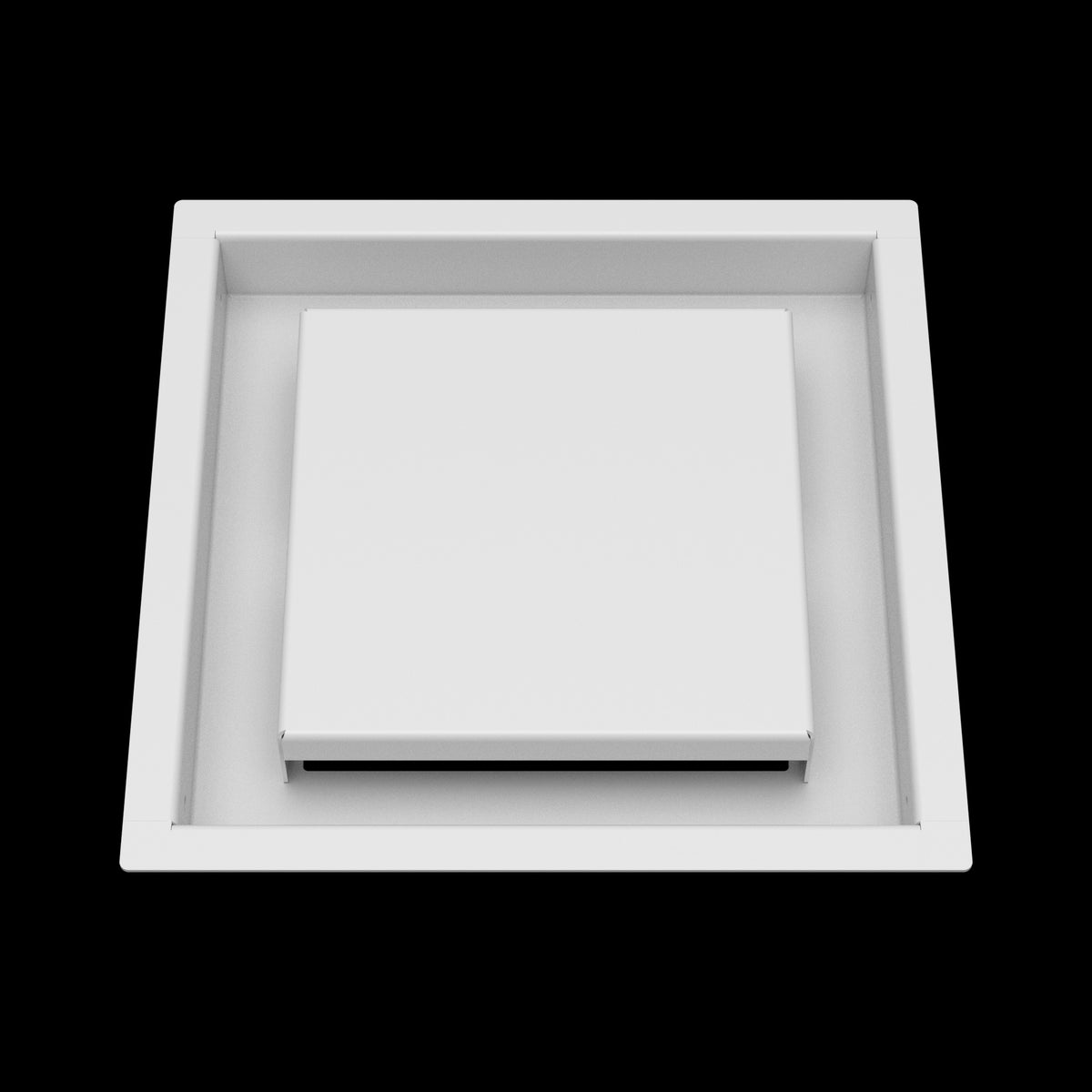 8x8 ceiling vent cover, front view