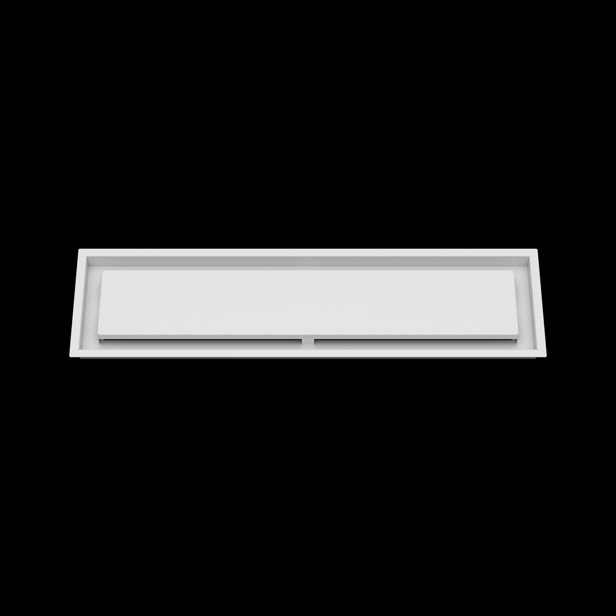 7x28 ceiling vent cover, front view