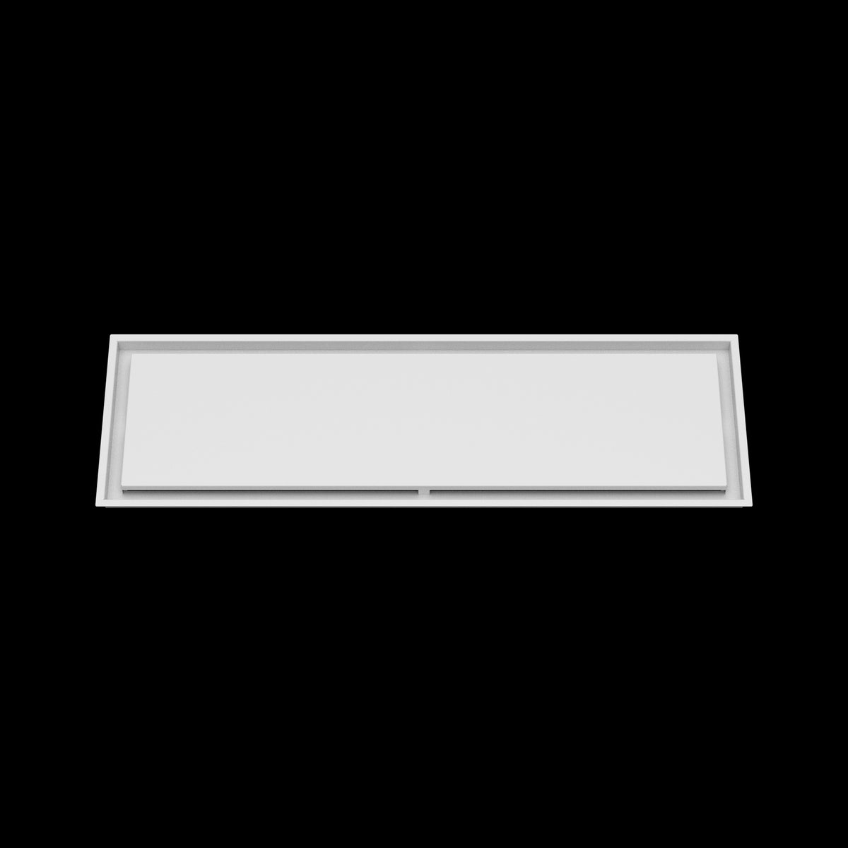 13x43 ceiling vent cover, front view