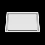 11x16 wall vent cover, front view