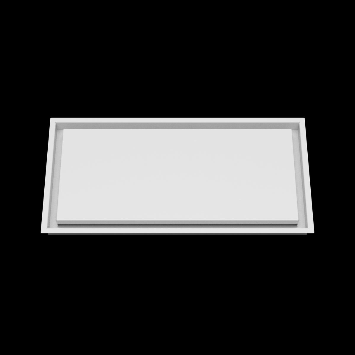 12x24 wall vent cover, front view