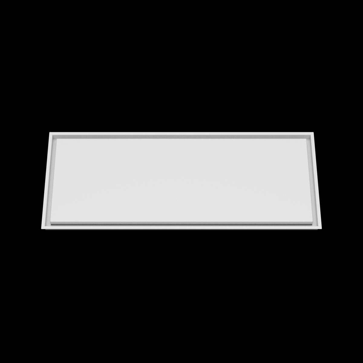 18x44 wall vent cover, front view