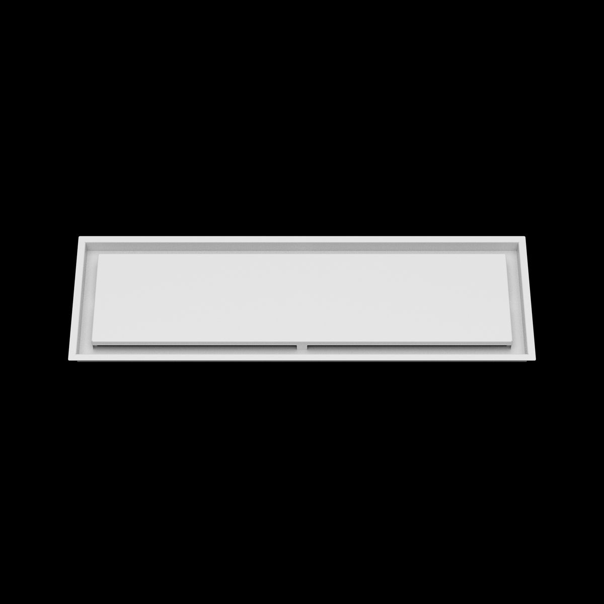 10x33 ceiling vent cover, front view