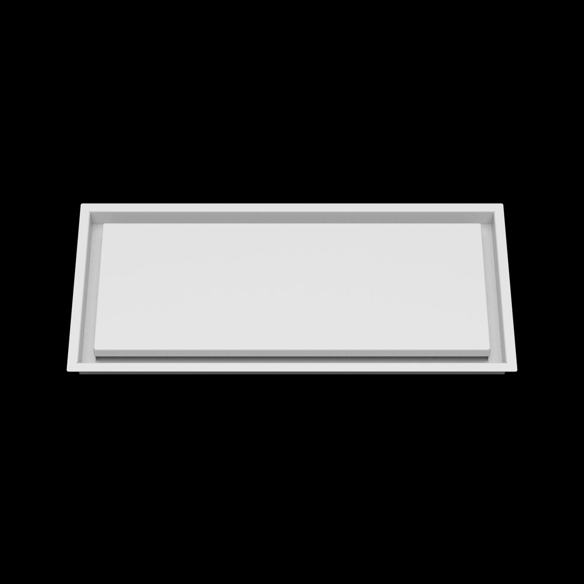 10x23 wall vent cover, front view