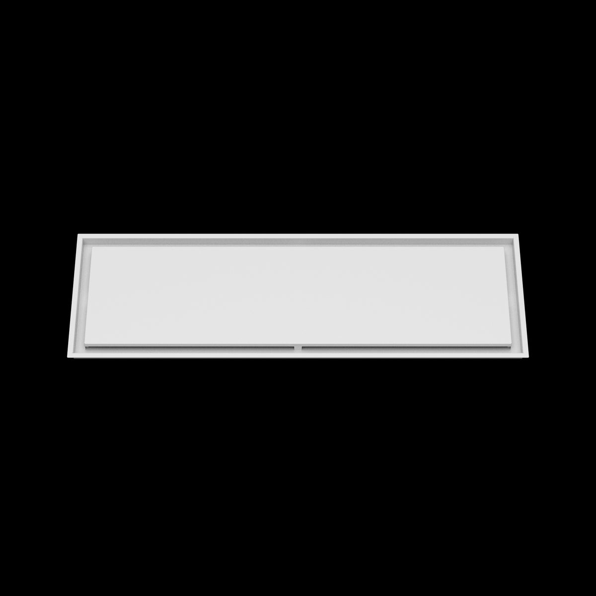 14x45 ceiling vent cover, front view