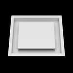 8x9 ceiling vent cover, front view
