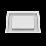 6x8 ceiling vent cover, front view